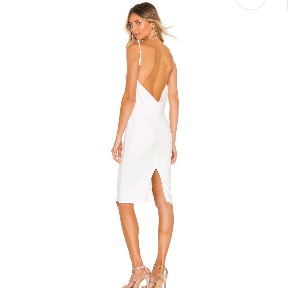 Revolve Pretty Bird Dress in Ivory/White by Katie May